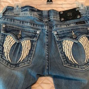 Miss Me distressed skinny jeans 30